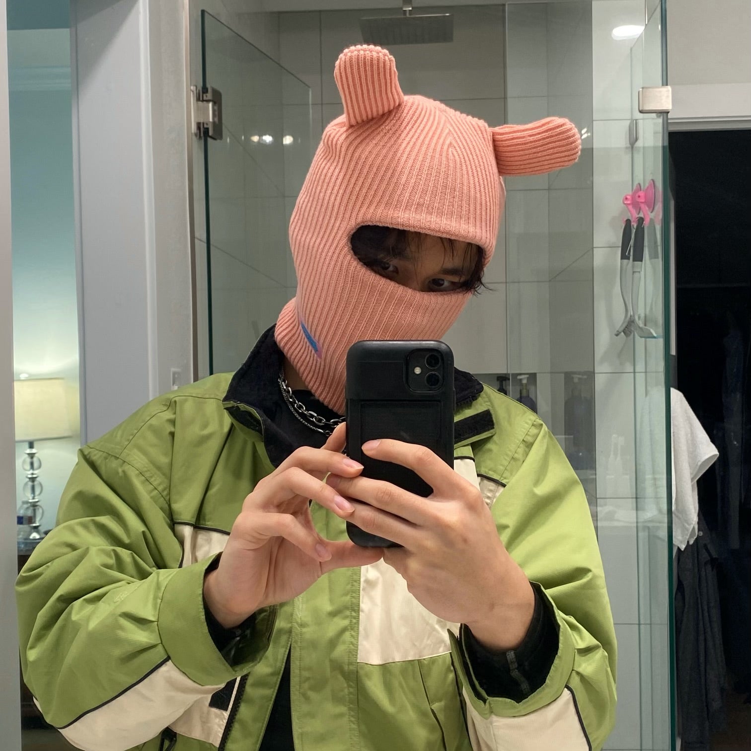 LIMITED *Peach Pink* Marshmon Beanie Mask V1