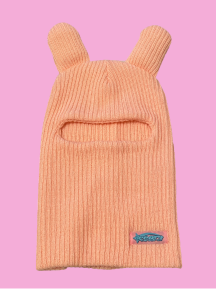 Pink Marshmon Beanie Mask V1 (Long Ear)